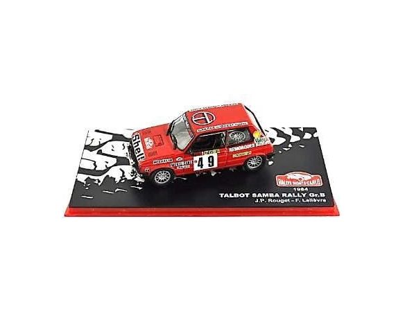 Abrex ABRMC027 TALBOT SAMBA N.49 15th MONTE CARLO 1984 J.P.ROUGET-F.LELIEVRE 1:43 Modellino