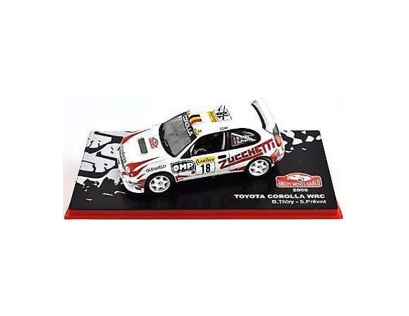Abrex ABRMC008 TOYOTA COROLLA WRC N.18 5th MONTE CARLO 2000 B.THIRY-S.PREVOT 1:43 Modellino