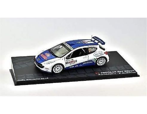 Abrex ABITR013 PEUGEOT 207 S 2000 N.5 WINNER SANREMO 2010 P.ANDREUCCI-A.ANDREUSSI 1:43 Modellino