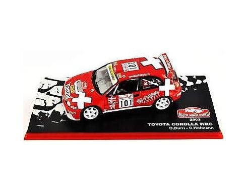 Abrex ABRMC023 TOYOTA COROLLA WRC N.N.101 12th MONTE CARLO 2003 O.BURRI-C.HOFMANN 1:43 Modellino