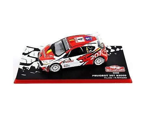 Abrex ABRMC026 PEUGEOT 207 S2000 N.4 2nd MONTE CARLO 2009 F.LOIX-I.SMETS 1:43 Modellino