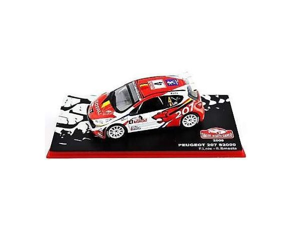 Abrex ABRMC026 PEUGEOT 207 S2000 N.4 2nd MONTE CARLO 2009 F.LOIX-I.SMETS 1:43 Modellino