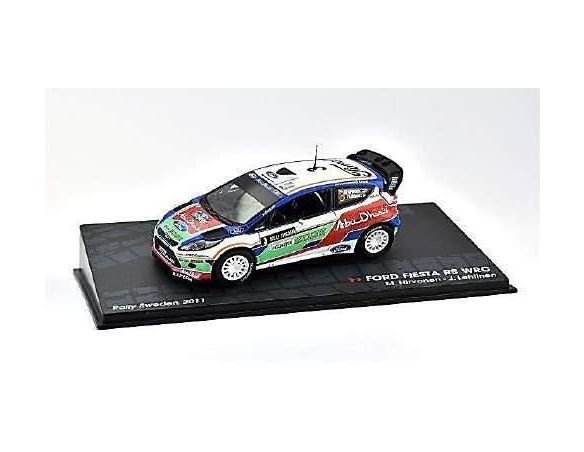 Abrex ABITR002 FORD FIESTA RS WRC N.3 WINNER SWEDEN 2011 M.HIRVONEN-J.LEHTINEN 1:43 Modellino