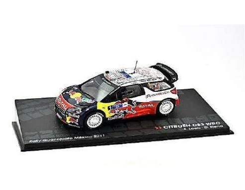 Abrex ABITR001 CITROEN DS3 WRC N.1 WINNER GUANAJUATO MEXICO 2011 S.LOEB-D.ELENA 1:43 Modellino