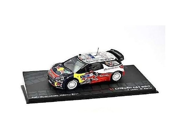 Abrex ABITR001 CITROEN DS3 WRC N.1 WINNER GUANAJUATO MEXICO 2011 S.LOEB-D.ELENA 1:43 Modellino