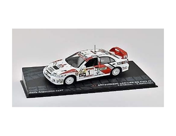 Abrex ABITR015 MITSUBISHI L.EVO IV N.1 WINNER ARGENTINA 1997 T.MAKINEN-S.HARJANNE 1:43 Modellino