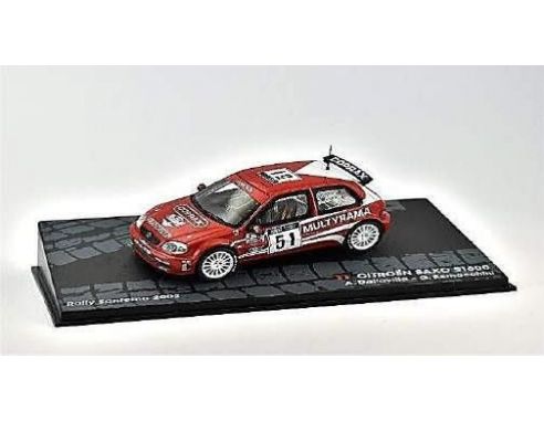 Abrex ABITR051 CITROEN SAXO 1600 N.51 15th SANREMO 2002 A.DALLAVILLA-G.BERNACCHINI 1:43 Modellino