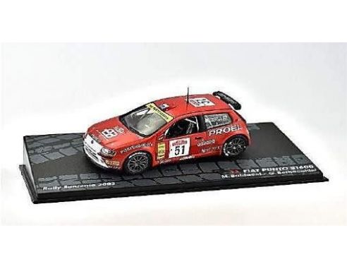Abrex ABITR041 FIAT PUNTO S2000 N.51 16th SANREMO 2003 M.BALDACCI-G.BERNACCHINI 1:43 Modellino