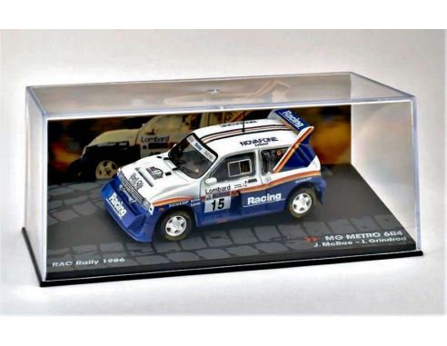 Abrex ABITR045 MG METRO 6R4 N.15 8th RAC RALLY 1986 J.MCRAE-I.GRINDROD 1:43 Modellino