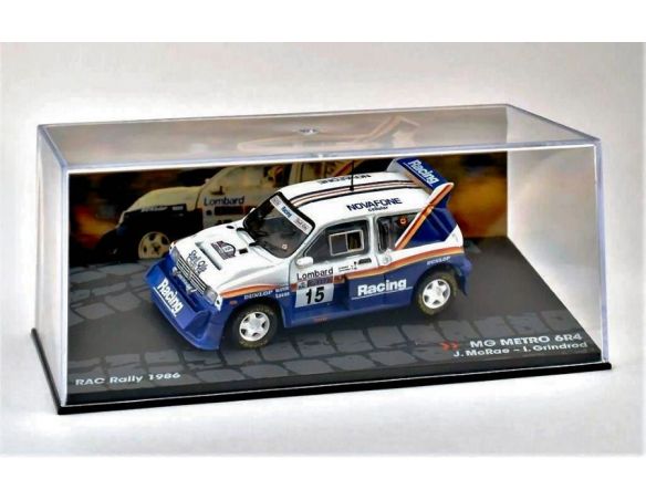 Abrex ABITR045 MG METRO 6R4 N.15 8th RAC RALLY 1986 J.MCRAE-I.GRINDROD 1:43 Modellino