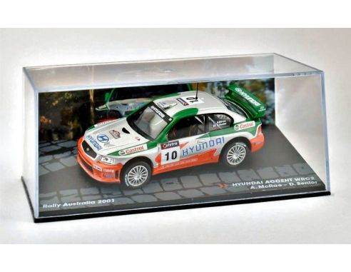 Abrex ABITR053 HYUNDAI ACCENT WRC2 N.10 10th A.MCRAE-D.SENIOR 1:43 Modellino