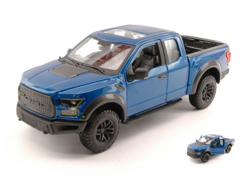 Maisto MI31710BL FORD RAPTOR 2017 BLUE 1:24 Modellino