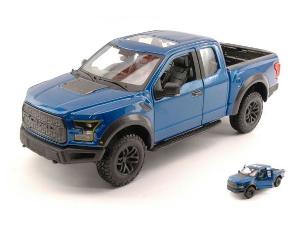 Maisto MI31710BL FORD RAPTOR 2017 BLUE 1:24 Modellino