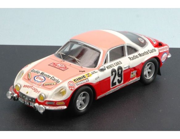 Trofeu TF0834 ALPINE A110 N.29 47th MONTE CARLO 1973 PAT MOSS CARLSSON-E.CRELLIN 1:43 Modellino