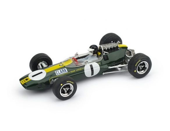 Brumm BM0592CH LOTUS 33 J.CLARK 1965 N.1 WINNER GERMANIA GP + PILOTA 1:43 Modellino