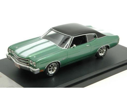 Protar PRXD465 CHEVROLET CHEVELLE SS 1970 GREEN WHITE 1:43 Modellino