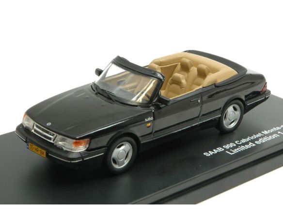 Triple 9 T9-43048 SAAB 900 CABRIOLET 1991 BLACK 1:43 Modellino