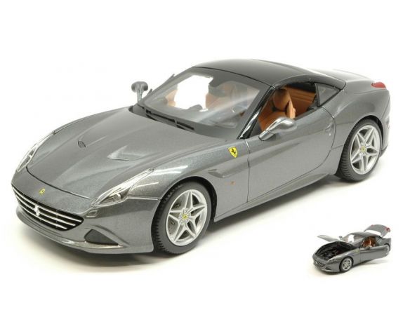 Bburago BU16902S FERRARI CALIFORNIA T CLOSED 2014 SILVER SIGNATURE 1:18 Modellino