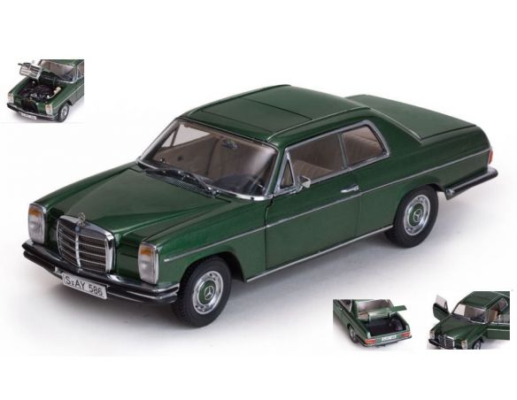 SunStar SS4586 MERCEDES 280 C 1967 GREEN 1:18 Modellino