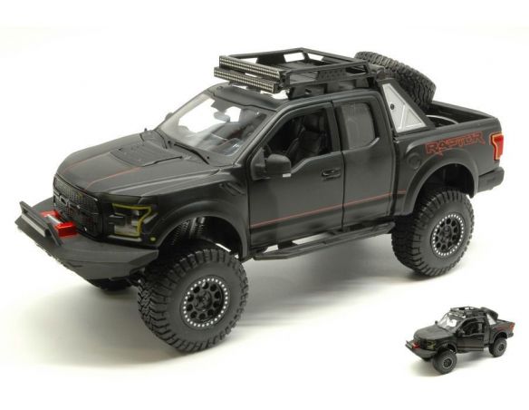 Maisto MI32521Z FORD F-150 RAPTOR 2017 BLACK 1:24 Modellino