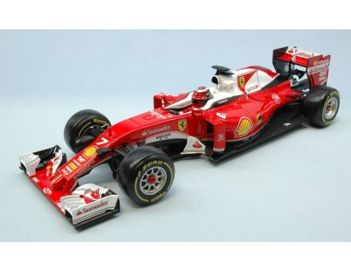 Bburago BU16802R FERRARI SF16-H F1 K.RAIKKONEN 2016 N.7 1:18 Modellino