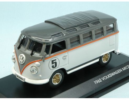 Yat Ming YM43209WH VW MICROBUS 1962 N.5 WHITE W/GREY ROOF 1:43 Modellino