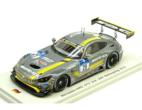 Spark Model SG232 MERCEDES GT3 N.29 2nd 24 H NURBURGRING 2016 VIETORIS-SEEFRIED 1:43 Modellino