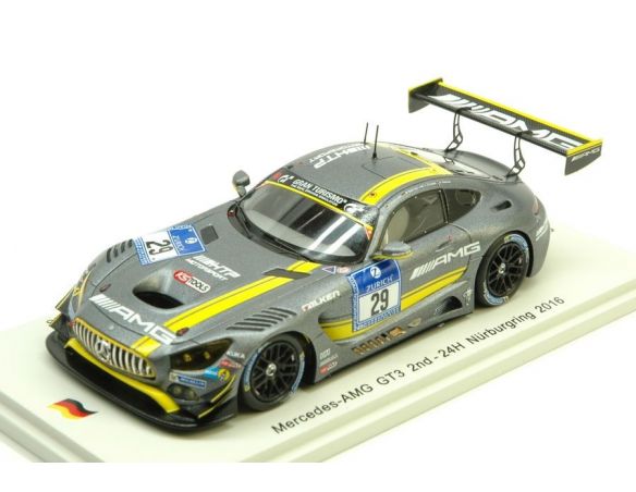 Spark Model SG232 MERCEDES GT3 N.29 2nd 24 H NURBURGRING 2016 VIETORIS-SEEFRIED 1:43 Modellino