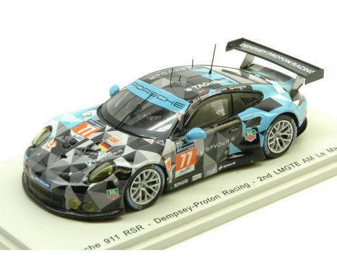 Spark Model S4672 PORSCHE 911 RSR N.77 2nd LMGTE LM 2015 DEMPSEY-LONG-SEEFRIED 1:43 Modellino