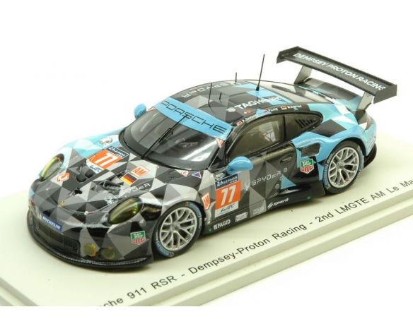Spark Model S4672 PORSCHE 911 RSR N.77 2nd LMGTE LM 2015 DEMPSEY-LONG-SEEFRIED 1:43 Modellino