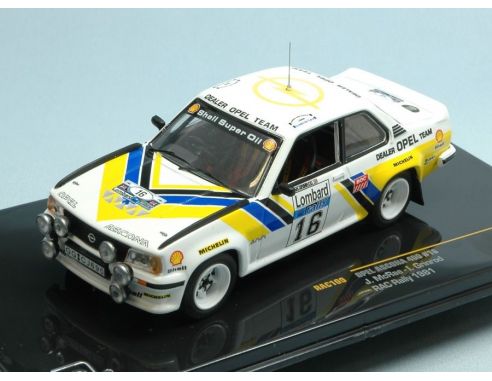Ixo model RAC109 OPEL ASCONA N.16 RAC 1981 1:43 Modellino