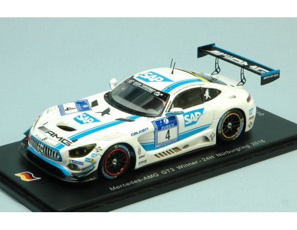Spark Model SG231 MERCEDES GT3 N.4 WINNER 24 H NURBURGRING 2016 SCHNEIDER-ENGEL 1:43 Modellino