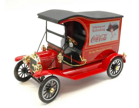 Motorcity Classics MCC449804 FORD MODEL T CARGO VAN 1917 COCA COLA 1:18 Modellino