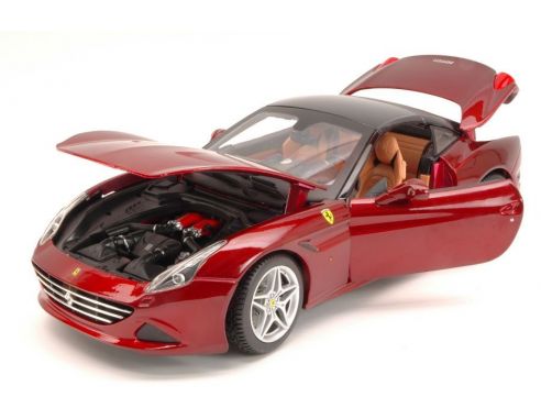 BBURAGO BU16902R FERRARI CALIFORNIA T CLOSED 2014 AMARANT METALLIC SIGNATURE 1:18 Modellino