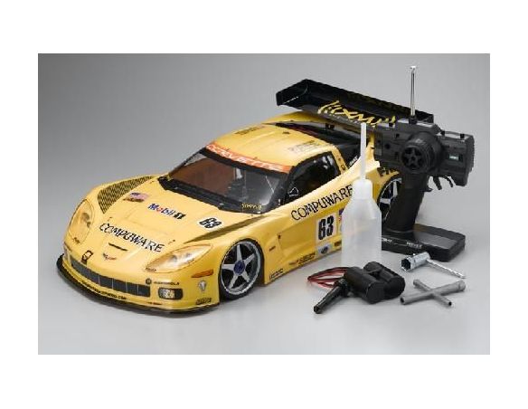 Kyosho 31816 Chevrolette Corvette Inferno GT2 C6-R 1:8 R/C 2 VELOCITA' Modellino