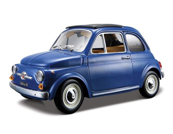 Bburago 22098 FIAT 500 F  1/24 Blu  Modellino