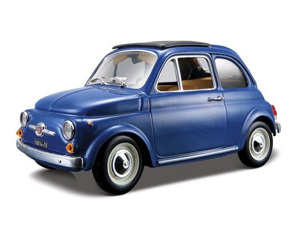 Bburago 22098 FIAT 500 F 1/24 Blu Modellino