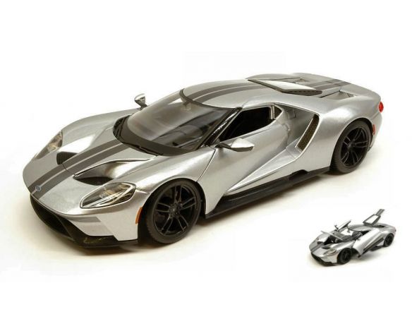 Maisto MI31384A FORD GT 2017 SILVER 1:18 Modellino