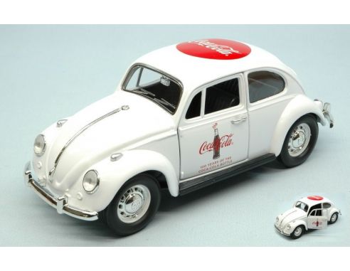 Motorcity Classics MCC478966 VW BEETLE 1967 100 YEARS OF THE COCA COLA BOTTLE 1:24 Modellino