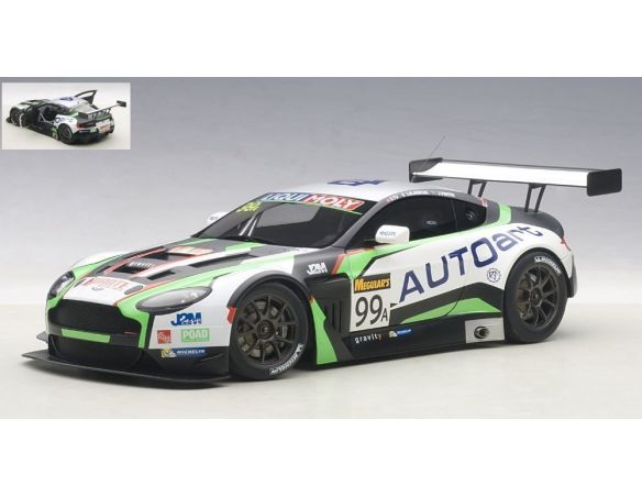 Auto Art / Gateway AA81507 ASTON MARTIN V12 N.99 12 H BATHURST 2015 MERLIN-VENTER-YU 1:18 Modellino