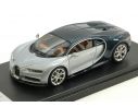 Looksmart LS459F BUGATTI CHIRON 2016 SILVER/BLUE 1:43 Modellino