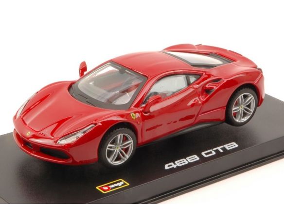 Bburago BU36904R FERRARI 488 GTB 2015 RED SIGNATURE 1:43 Modellino