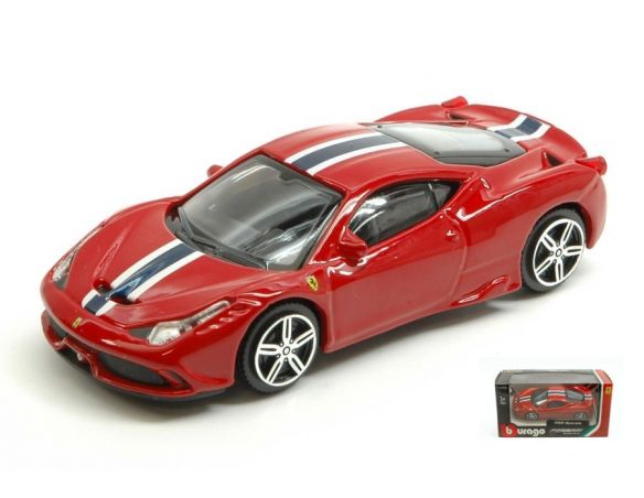 BBURAGO BU36025 FERRARI 458 SPECIALE RED 1:43 Modellino