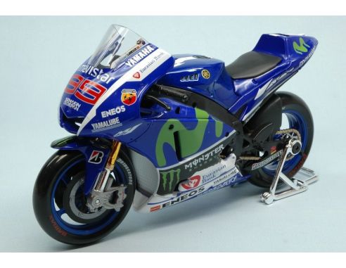 Maisto MI31408J YAMAHA J.LORENZO 2015 WORLD CHAMPION N.99 MOTOGP 1:10 Modellino
