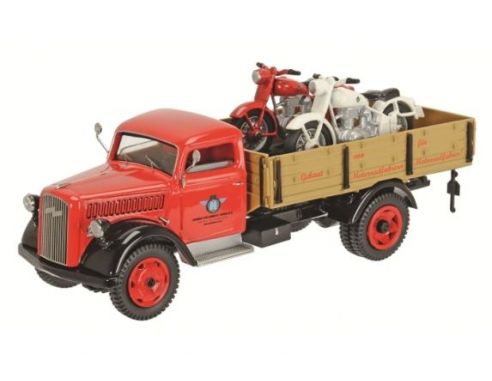 Schuco SH3055 OPEL BLITZ PICK UP W/HOREX REGINA 1:43 Modellino