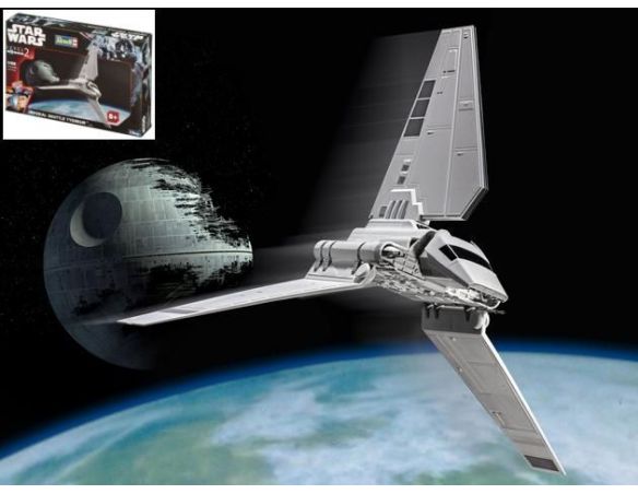 Revell RV06716 STAR WARS IMPERIAL SHUTTLE TIDIRIUM EPISODE IV-VI KIT 1:106 Modellino