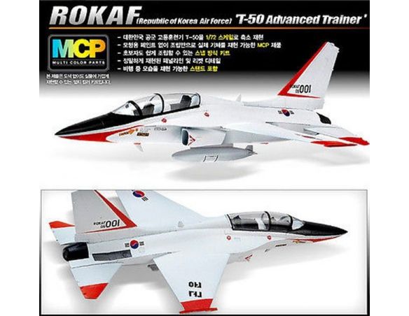 ACADEMY ACD12519 AEREO ROKAF T-50 ADVANCED TRAINER KIT 1:72 Modellino