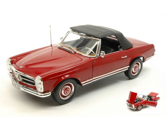 Norev NV183520 MERCEDES SL 280 1969 RED 1:18 Modellino