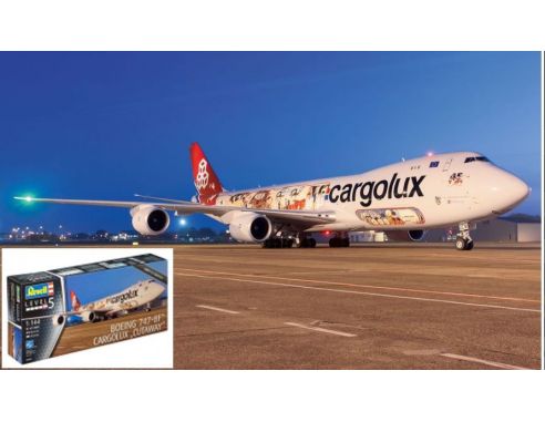 Revell RV04949 BOEING 747-BF CARGOLUX CUTAWAY KIT 1:144 Modellino