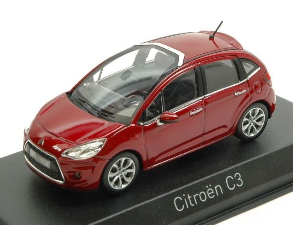 Norev NV155269 CITROEN C3 2009 METALLIC RED 1:43 Modellino
